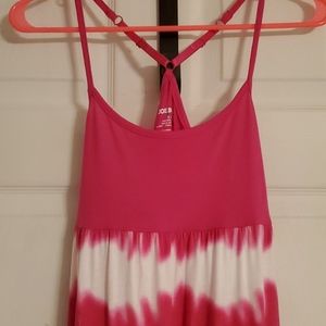 NWT Pink/White Tie Dye Maxi Dress